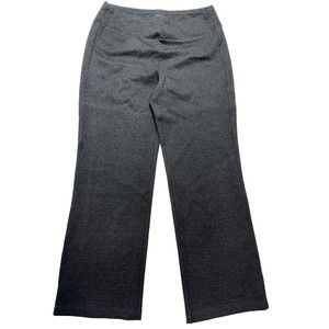 J McLaughlin Gray Stretch Straight Leg Pull On Career Pants Women Medium